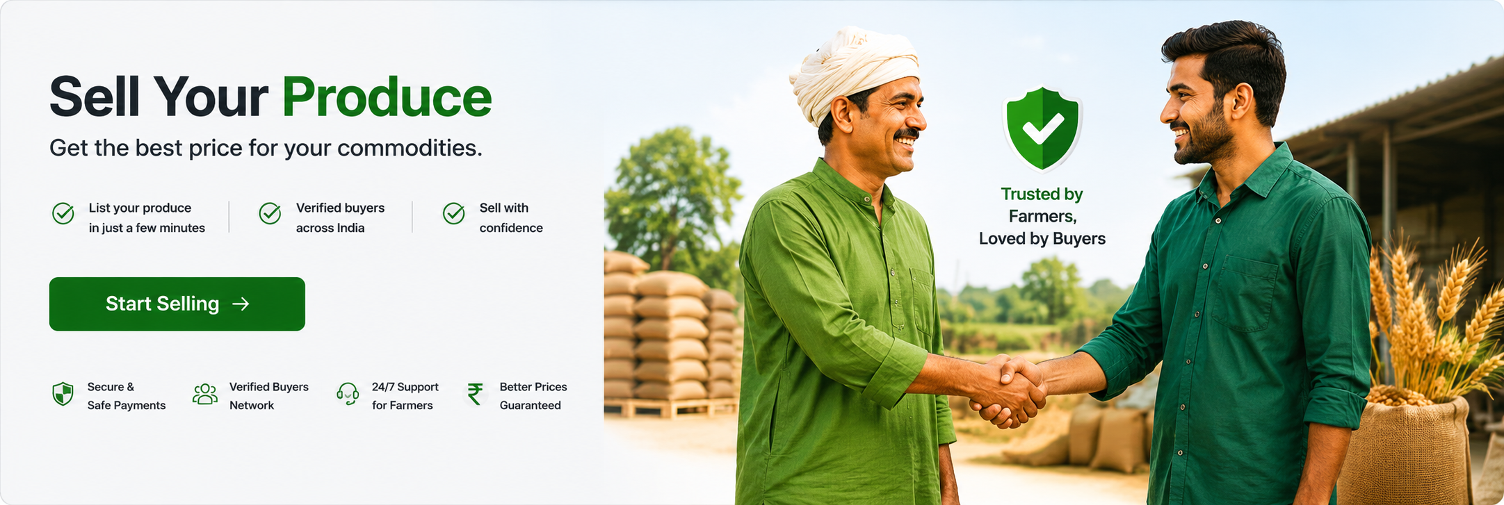 MandiSathi digital marketplace banner
